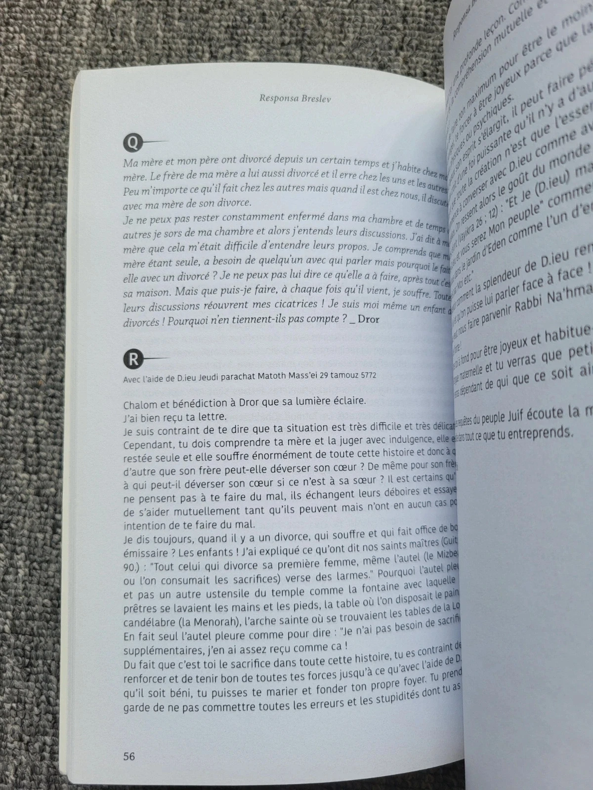Livro Responsa Breslev Tomo 1 Rav Eliezer Chlomo Shik Na'hman de Breslev Tikun Haklali – photo 7